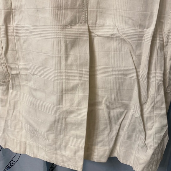 Burberry white/cream trench coat UK10 - Picture 13 of 17